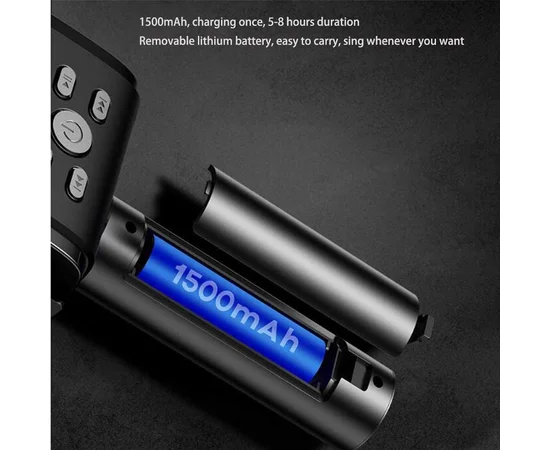 Караоке Микрофон-колонка Joyroom JR-MC3 Черный