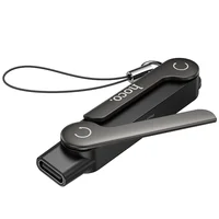 Переходник Hoco UA47A Type-C male to Type-C female adapter Black