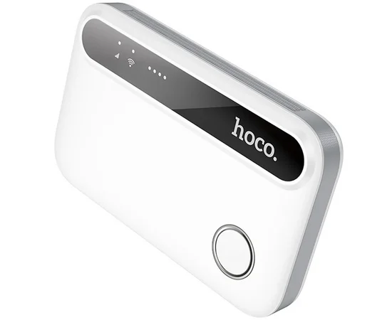 Портативный модем WiFi роутер Hoco HI41 150Mbps (Micro SIM) 2100 mAh White