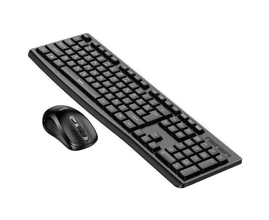 Беспроводная клавиатура + мышь Hoco DI94 Ultra Thin 2.4G Black