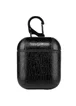 Кожаный футляр Leather series для наушников AirPods Черный