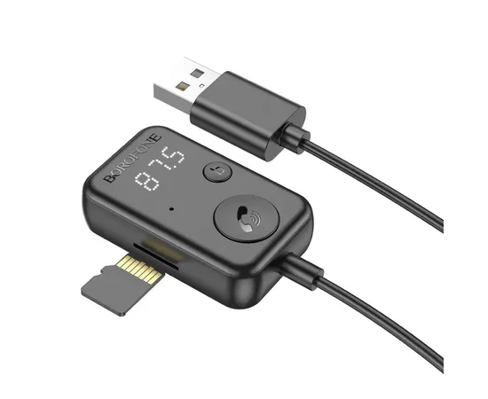 Bluetooth аудио ресивер Borofone BC49 June (USB-A) Black