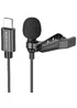 Мікрофон петличний Borofone BFK11 Elegant lavalier Lightning (2m) Black