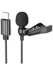 Мікрофон петличний Borofone BFK11 Elegant lavalier Lightning (2m) Black