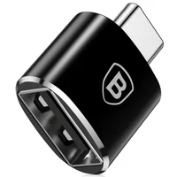 Переходник Baseus USB Female To Type-C Male Adapter Converter (CATOTG) Черный