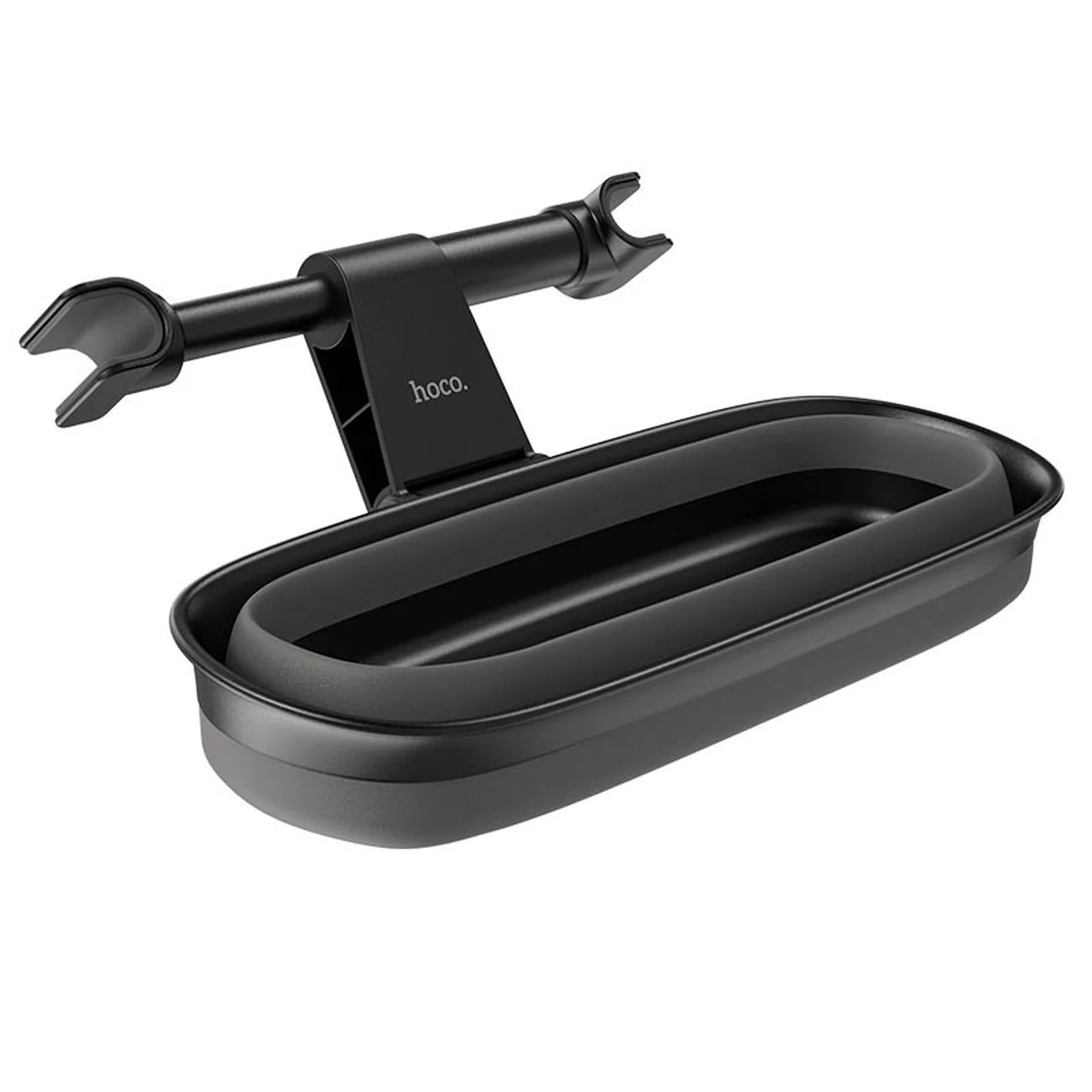 Держатель Hoco PH35 Lucky journey car rear pillow foldable storage box для автомобиля Черный / Серый