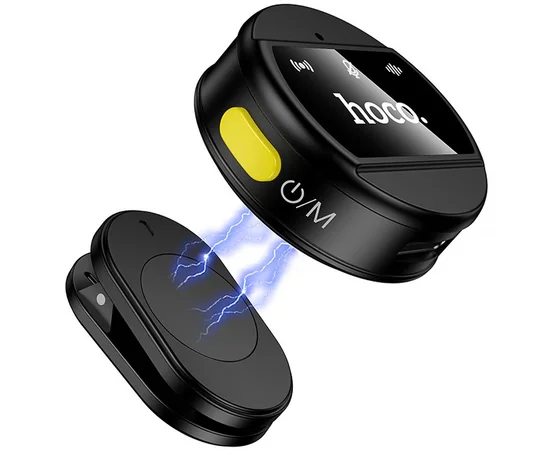 Петличный беспроводной микрофон Hoco L21 Charm Type-C Black