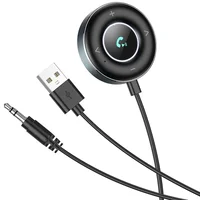 Bluetooth аудио ресивер BOROFONE BC58 Gamble (USB+Jack 3,5mm) Metal gray
