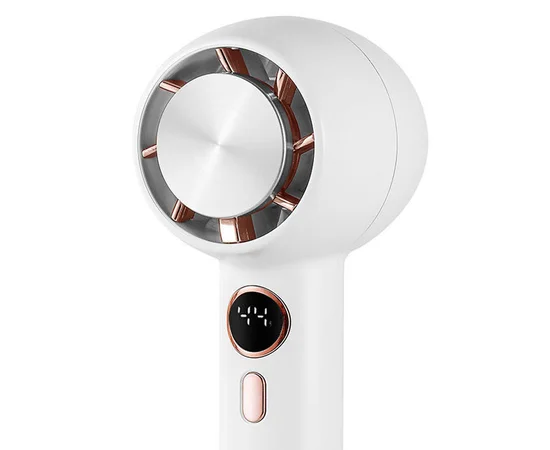 Портативний вентилятор YL007 with Display з підставкою для телефону 2000mAh White