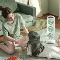 Настольный вентилятор Three Head Fan 1200 mAh Green