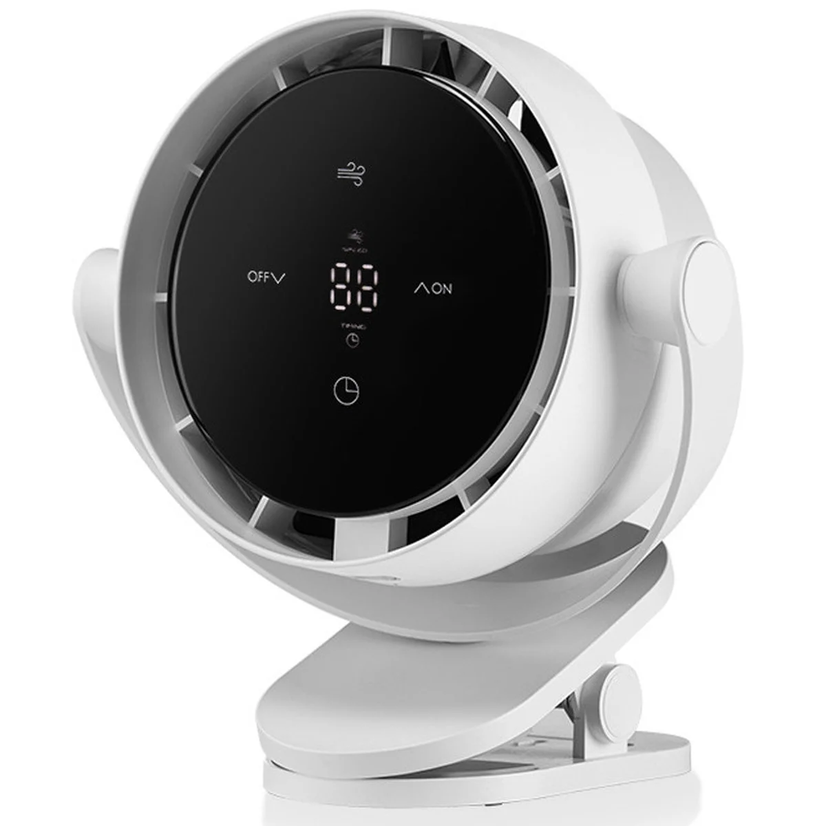 Настільний вентилятор F7 із затискачем 4000mAh White