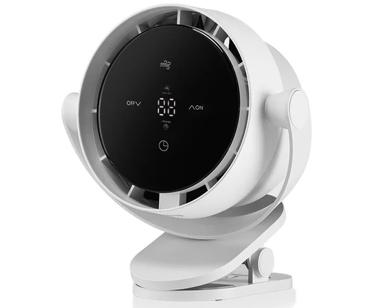 Настольный вентилятор F7 с зажимом 4000mAh White