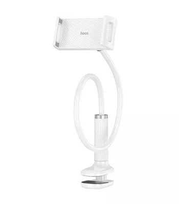 Регулируемая подставка для телефона/планшета Hoco HD10 Bamboo lazy stand White