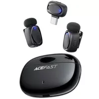 Петличный беспроводной микрофон Acefast R2 Type-C Black