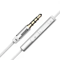 Дротова гарнітура Baseus Encok H06 3.5mm (stereo) (NGH06) Срібний