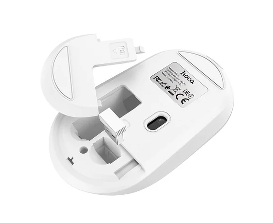Миша Hoco GM14 Platinum 2.4G Білий