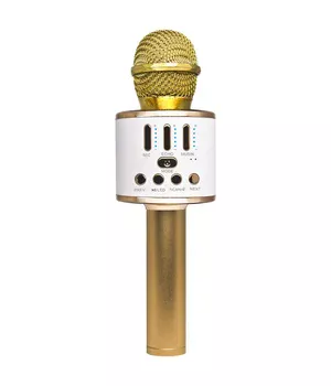 Караоке Микрофон-колонка Q88 Golden