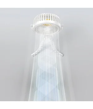 Портативний вентилятор Usams ZB289 Baby Stroller fan 2000mAh White