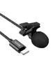 Микрофон петличный Hoco L14 Lightning Black