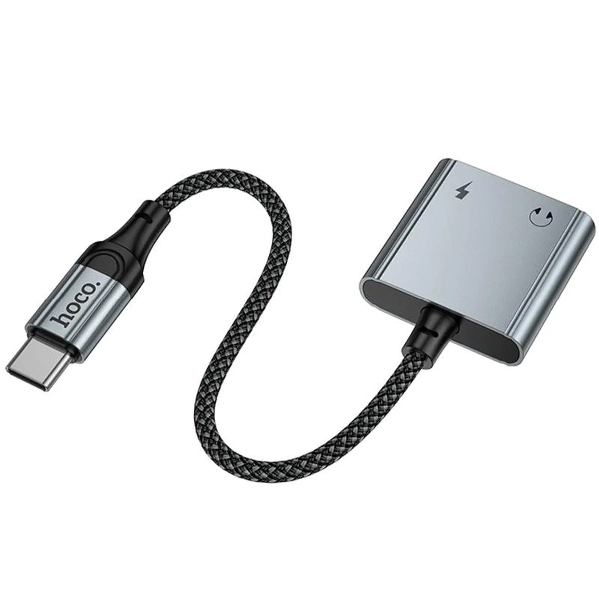 Перехідник Hoco UPA34 Type-C to Type-C + 3.5mm
