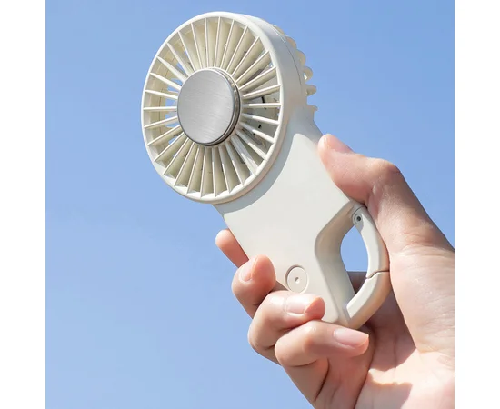 Портативный вентилятор SQT-BF2 с карабином 1800mAh White