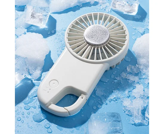 Портативный вентилятор SQT-BF2 с карабином 1800mAh White