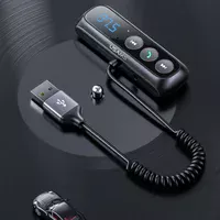 FM модулятор USAMS US-SJ503 Car Digital Display BT5.0 Черный