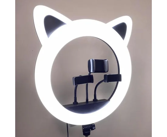 Кольцевая лампа Cat, RK-45, 50см Розовый