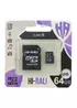 Карта памяти Hi-Rali microSDXC (UHS-1) 64 GB Card Class 10 с адаптером Черный