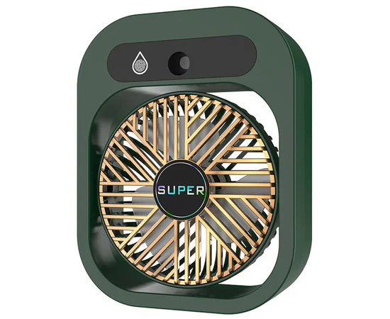 Настольный вентилятор Q8 с водяным охлаждением 1200 mAh Green