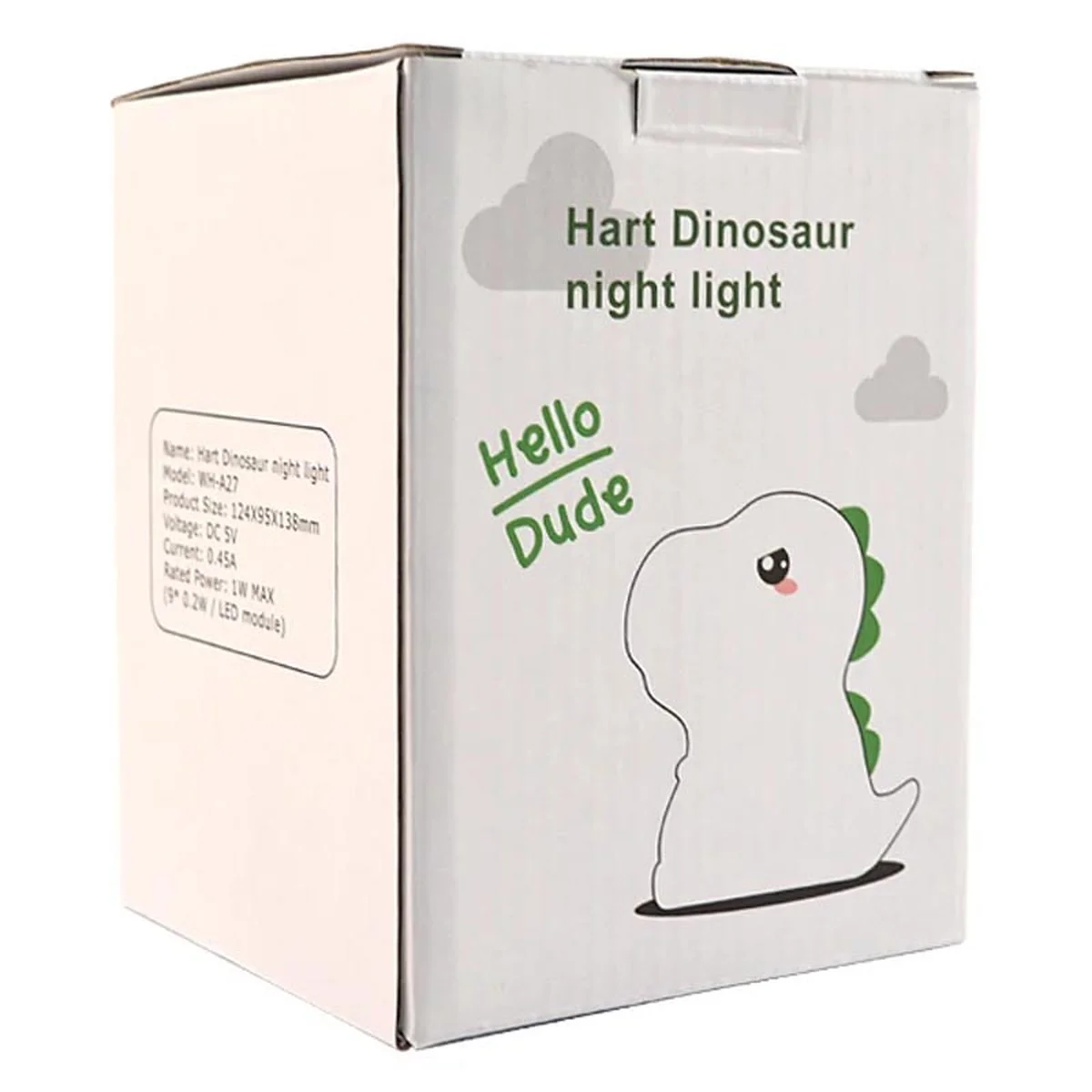 Ночник Dinosaur A27 with Remote control 1200 mAh White