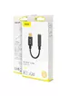 Переходник Baseus L54 Type-C to 3.5mm (CATL54) Серый