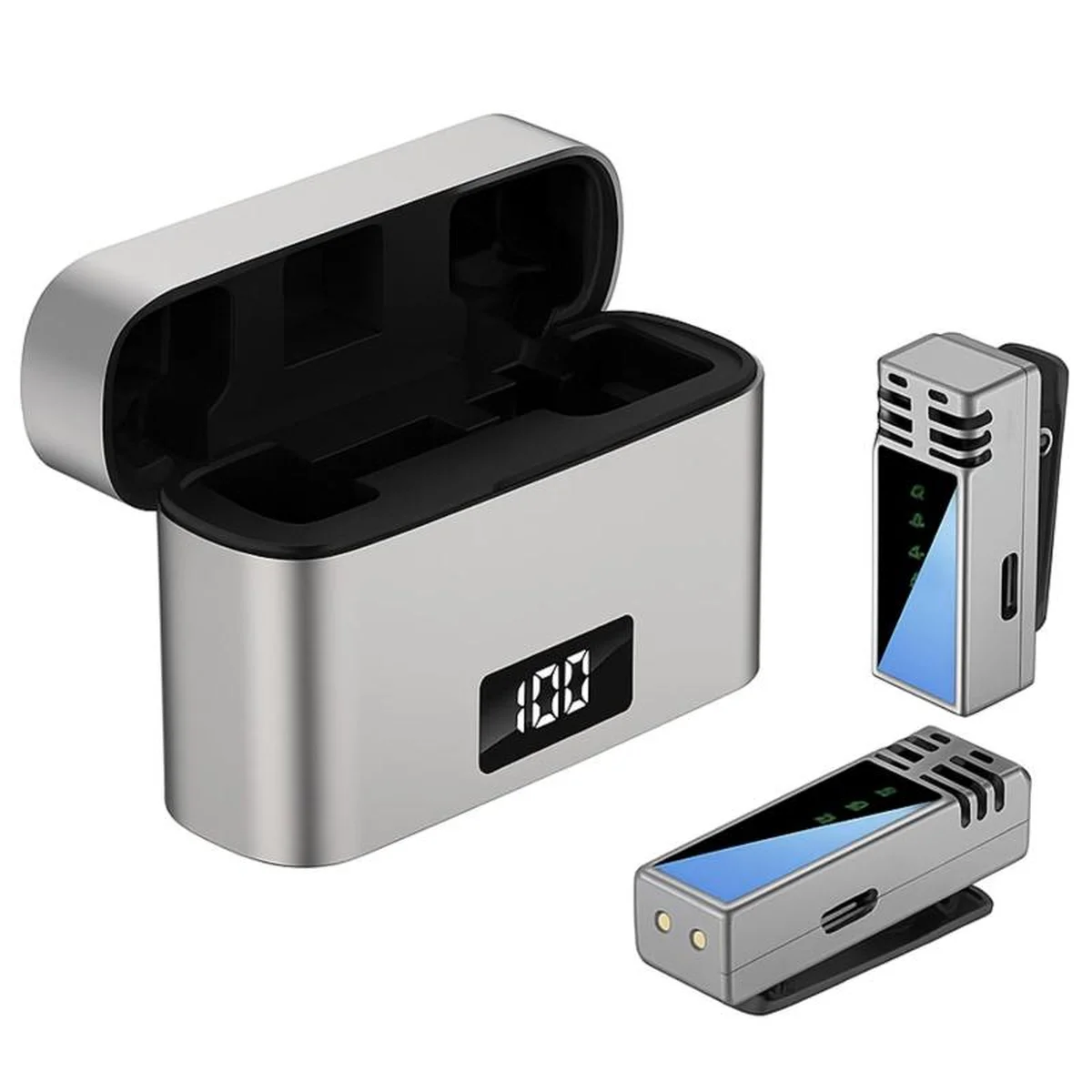 Петличный беспроводной микрофон Jmary MW-15 Type-C Black