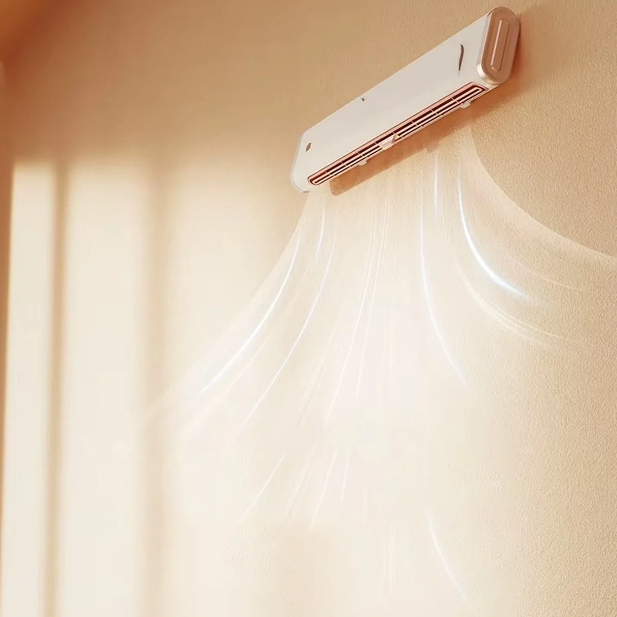 Настільний вентилятор F3 Tower Fan 3 speeds with battery 1200 mAh Biege