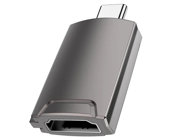 Переходник Hoco UA19 Type-C to HDMI Серый