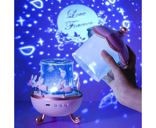 Нічник Fairy Tale E11 with Bluetooth 1200 mAh Pink