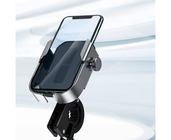 Вело- Мото- держатель Baseus Armor Motorcycle Серебряный