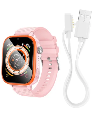 Детские cмарт-часы Hoco Y101 4G Pink