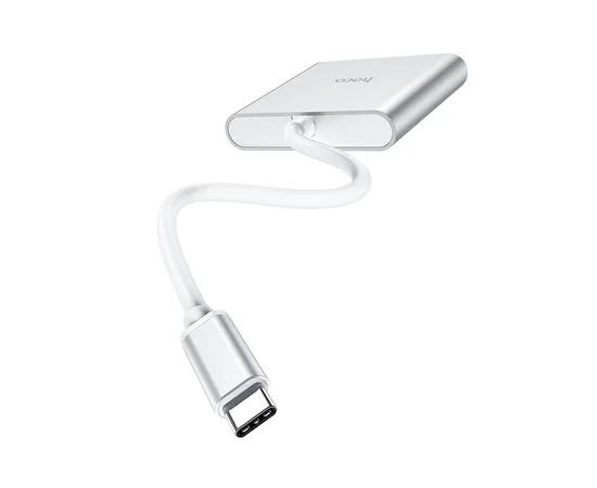 Переходник HUB Hoco HB14 Type-C to USB3.0+HDMI+PD Стальной