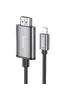 Переходник Hoco UA27 HD Lightning to HDMI (2m) Metal gray