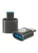 Переходник "Metal Short" USB 3.0 OTG - Type-C YHL-T9 Серый
