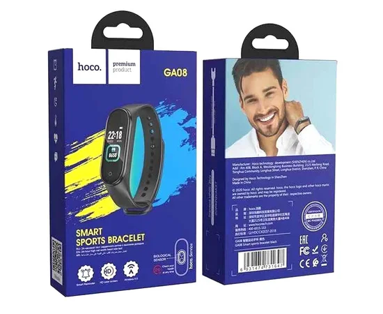 Фитнес-браслет Hoco GA08 Черный