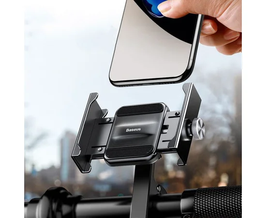 Вело- Мото- держатель Baseus Knight Motorcycle Черный