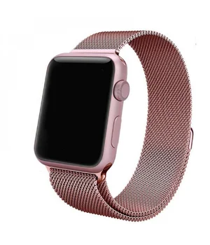 Ремінець Milanese Loop Design для Apple watch 42mm / 44mm Rose Gold