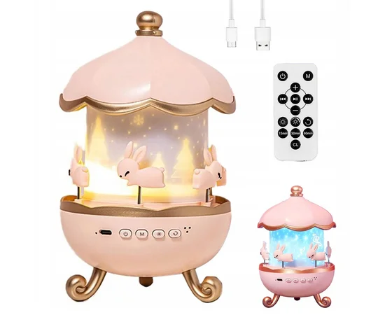 Нічник Fairy Tale E11 with Bluetooth 1200 mAh Pink