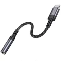 Переходник Borofone BV24 Graceful Type-C to 3.5mm Metal grey