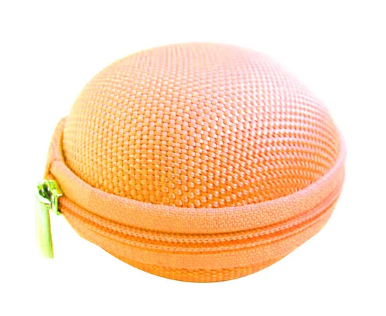 Чехол для наушников (круг) Оранжевый