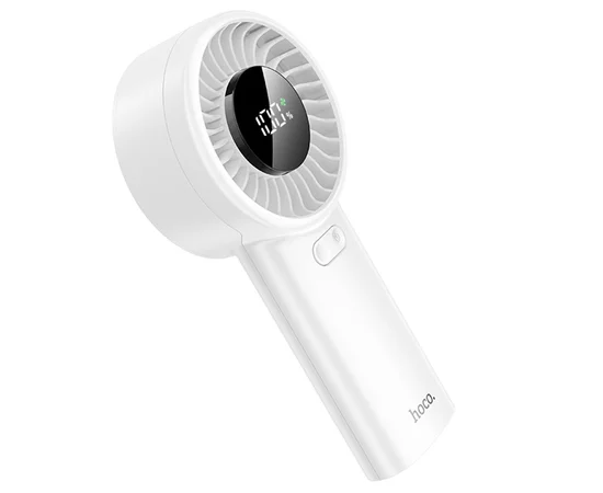 Портативный вентилятор Hoco HX62 Endless handheld fan 6000 mAh White