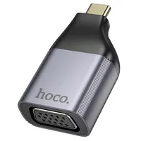 Перехідник Hoco UA34 Type-C to VGA Metal grey