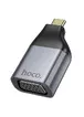 Перехідник Hoco UA34 Type-C to VGA Metal grey